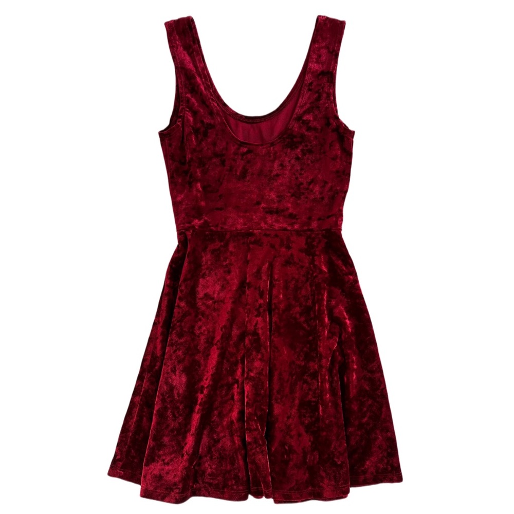 RED VELVET DRESS - Picture 2 of 4